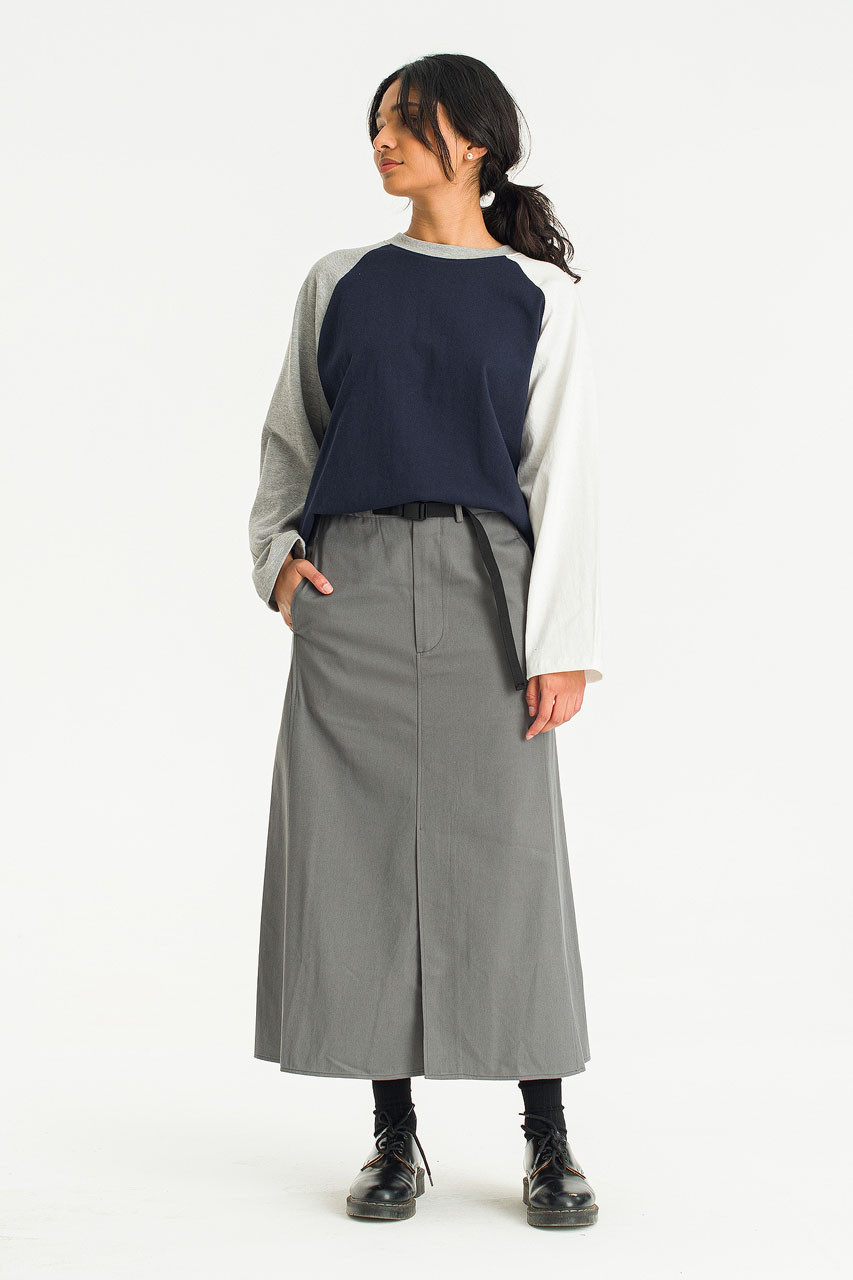 Colour Mix Raglan Tee, Navy