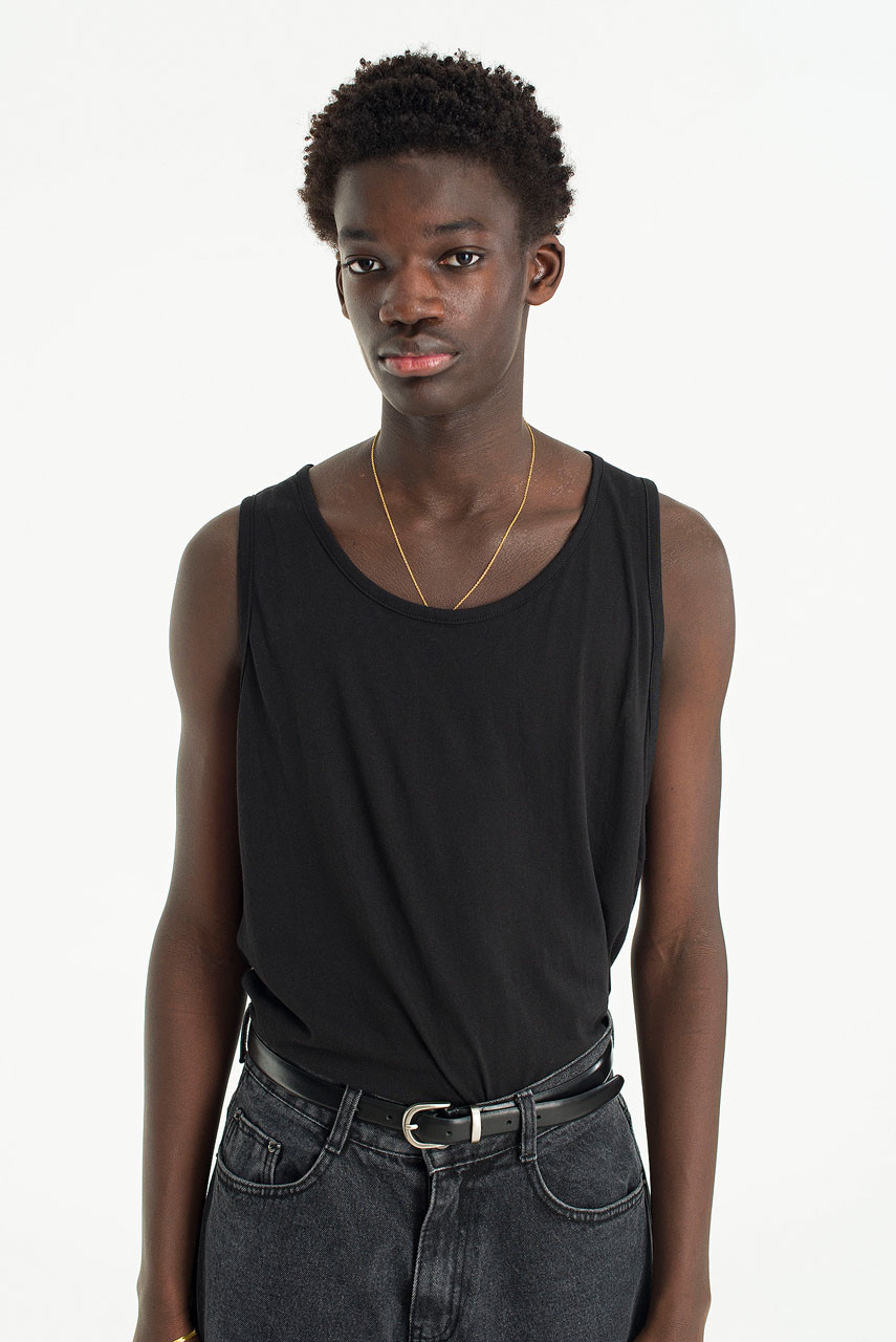 トップス SHISHIKUI SQUARE TANK / BLACK The Square Tank / Black | 437