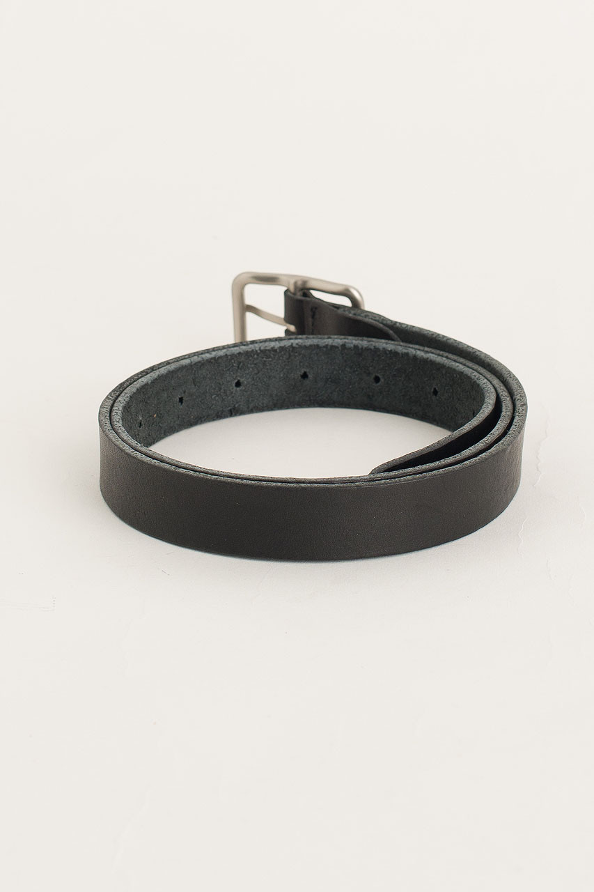 Siena Square Buckle Belt, Black