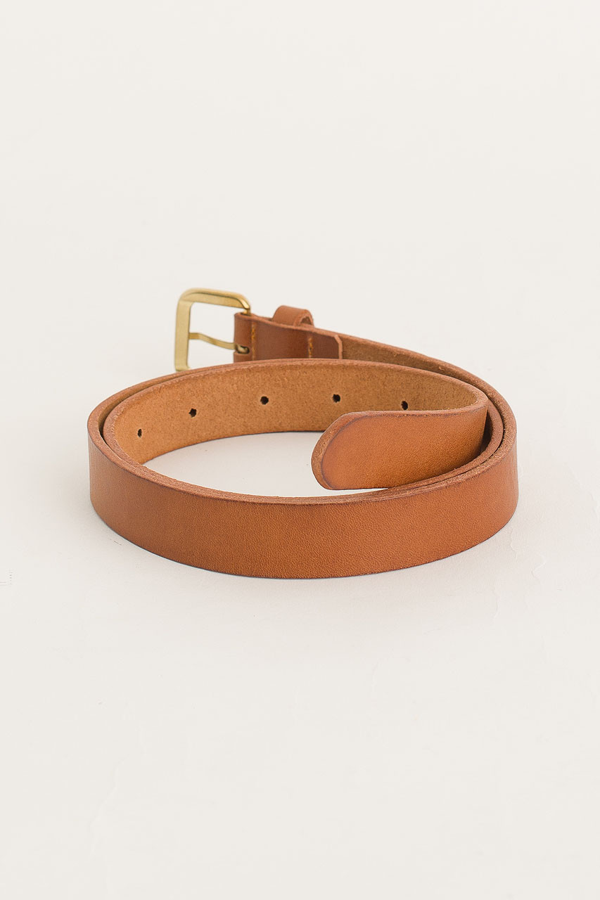 Siena Mini Square Belt, Camel