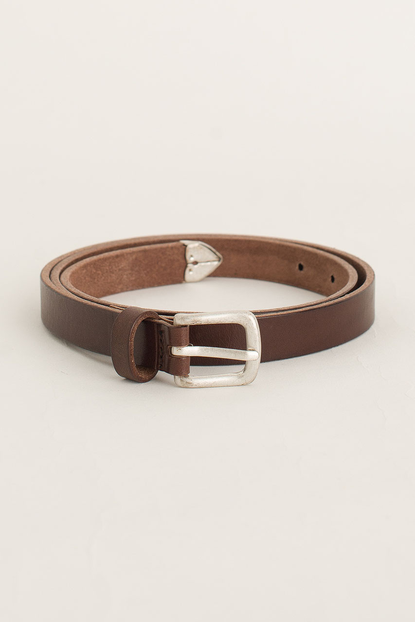 Rosa Leather Belt, Brown