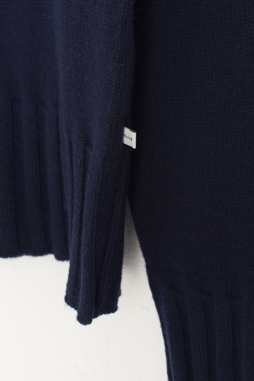 Simple Roll Neck Jumper, B.Navy