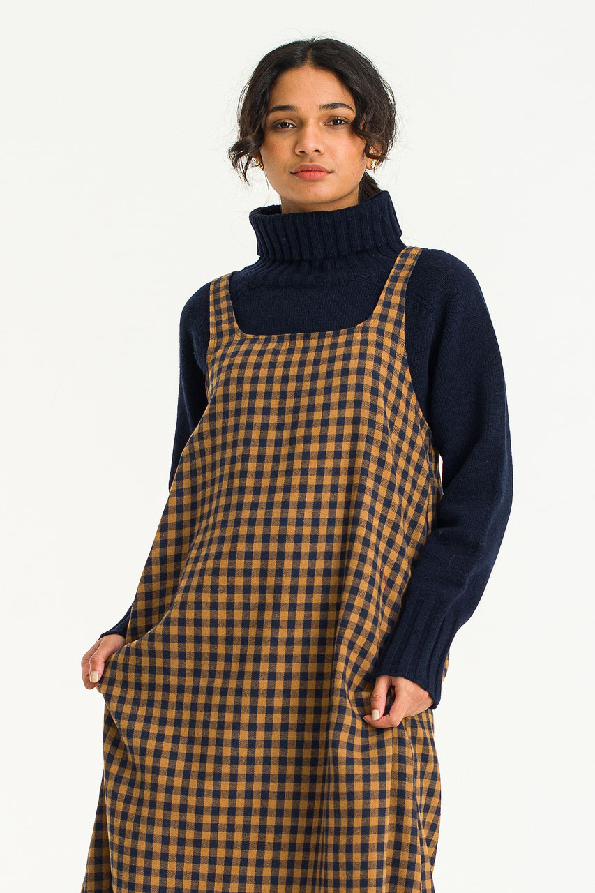 Simple Roll Neck Jumper, B.Navy