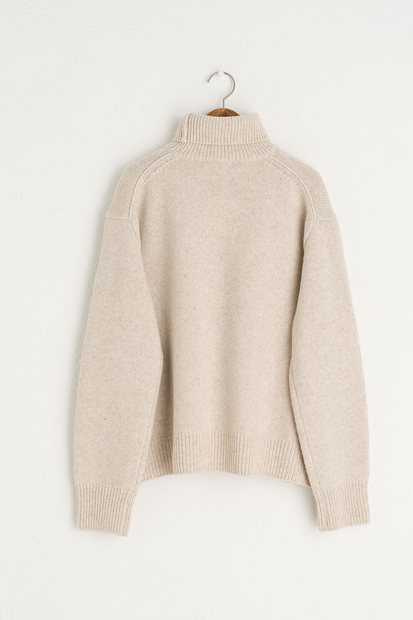 Jane Turtle Neck Jumper, Oatmeal