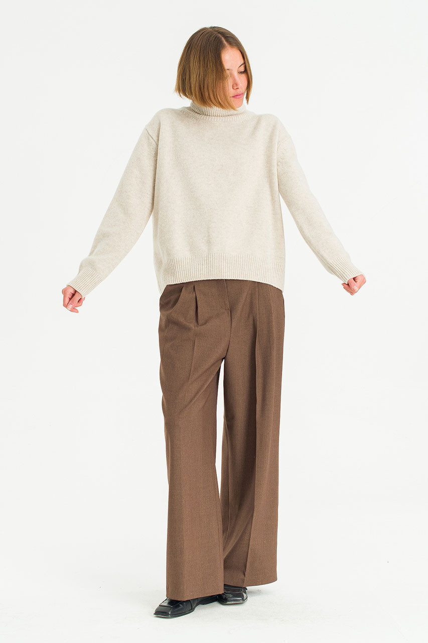 Jane Turtleneck Jumper, Oatmeal