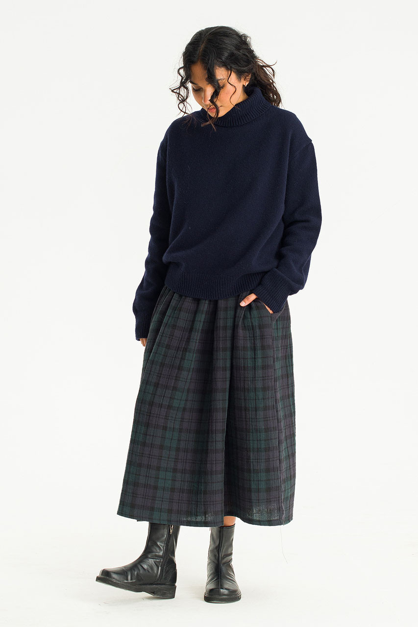 Jane Turtleneck Jumper, Navy