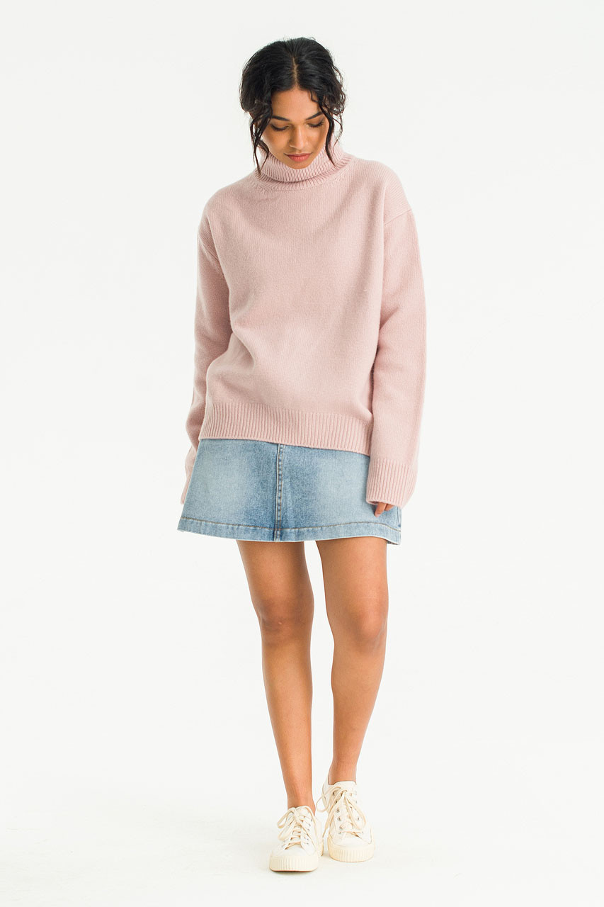 Jane Turtle Neck Jumper, L.Pink