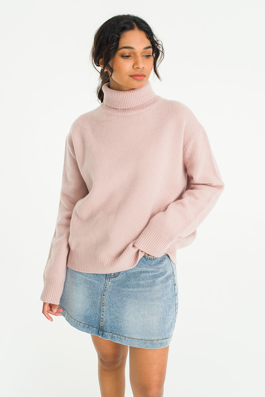 Jane Turtle Neck Jumper, L.Pink
