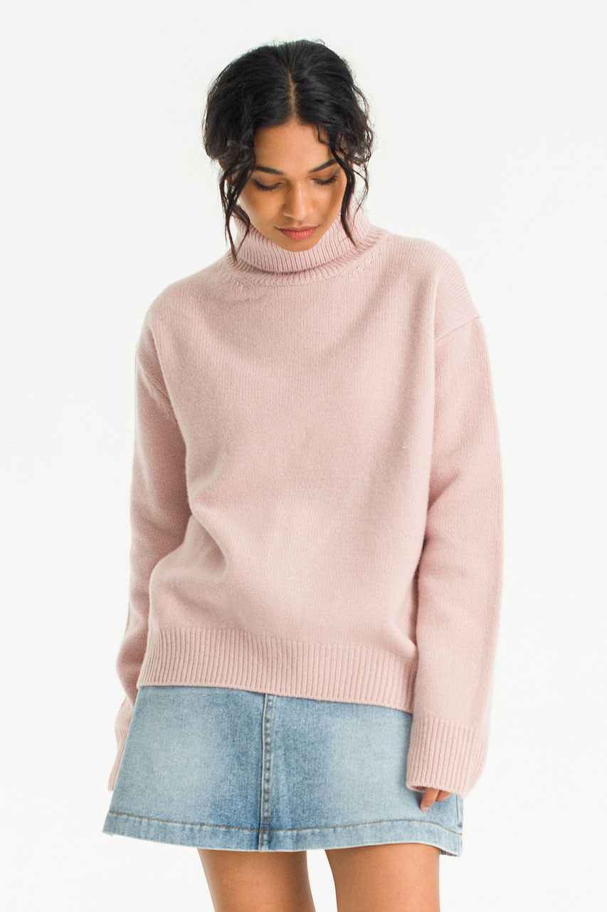 Jane Turtle Neck Jumper, L.Pink