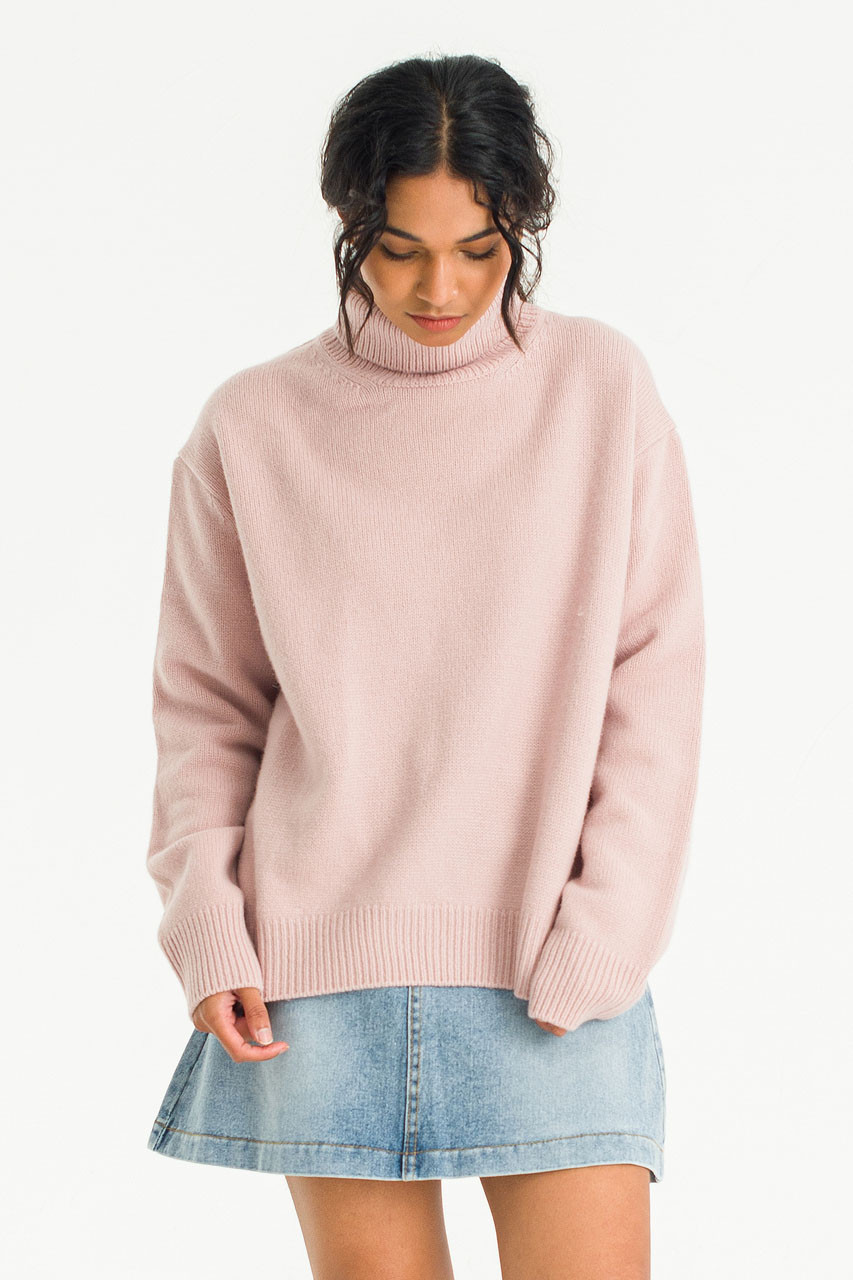 Jane Turtle Neck Jumper, L.Pink