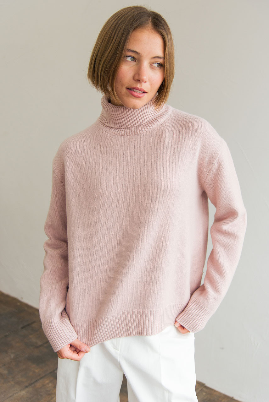 Jane Turtle Neck Jumper, L.Pink