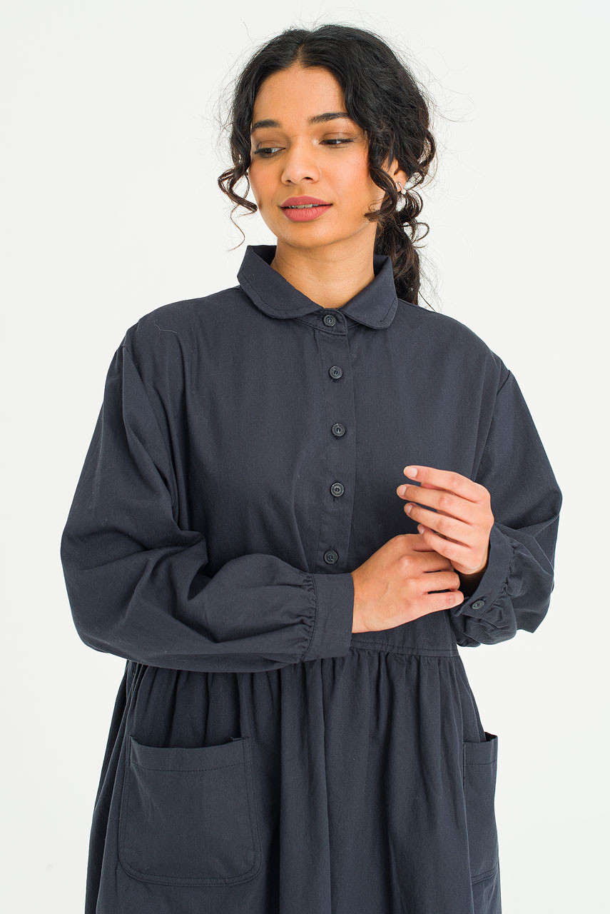 Ella Twin Pocket Dress, Navy