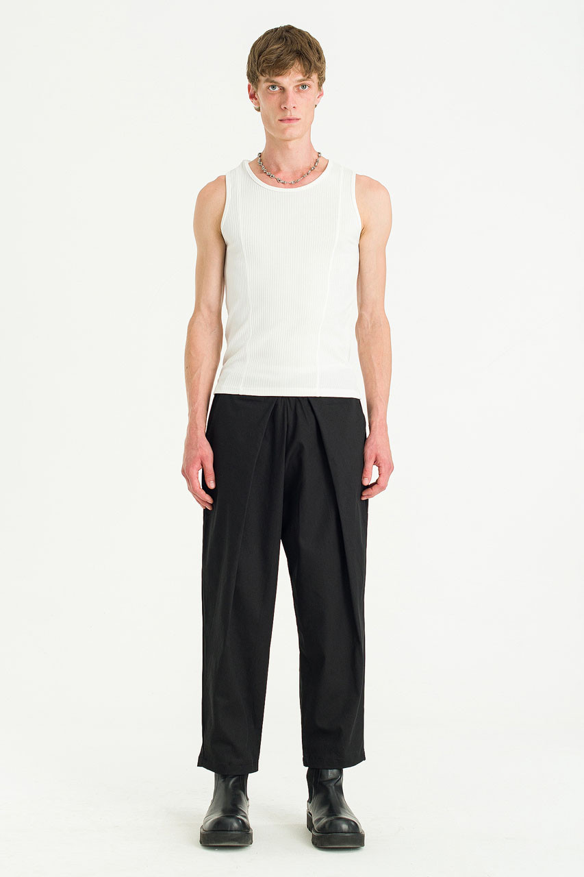 Menswear | Lightweight Wrap Pants, Black
