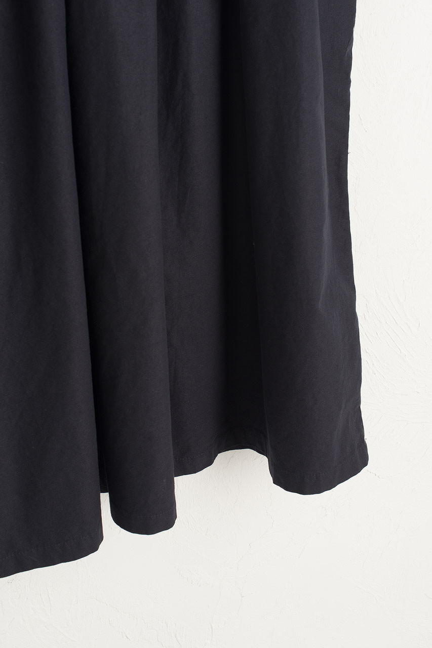 Ribbon Back Cotton Dress, Navy