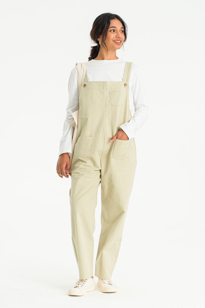 Kyoko Cotton Dungaree, Sage