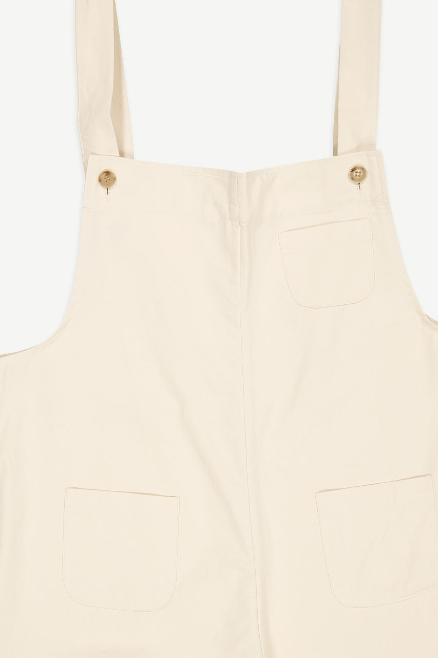 Kyoko Cotton Dungaree, Ivory