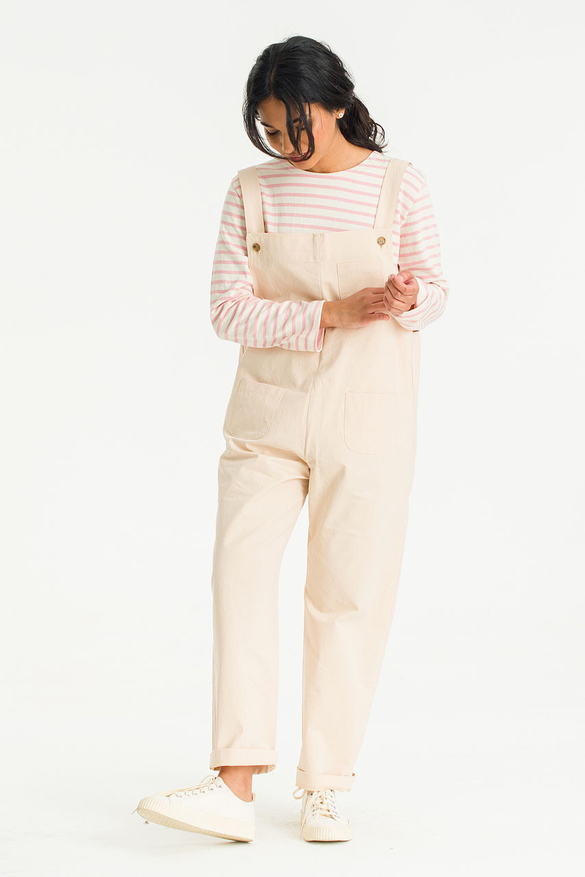 Kyoko Cotton Dungaree, Ivory