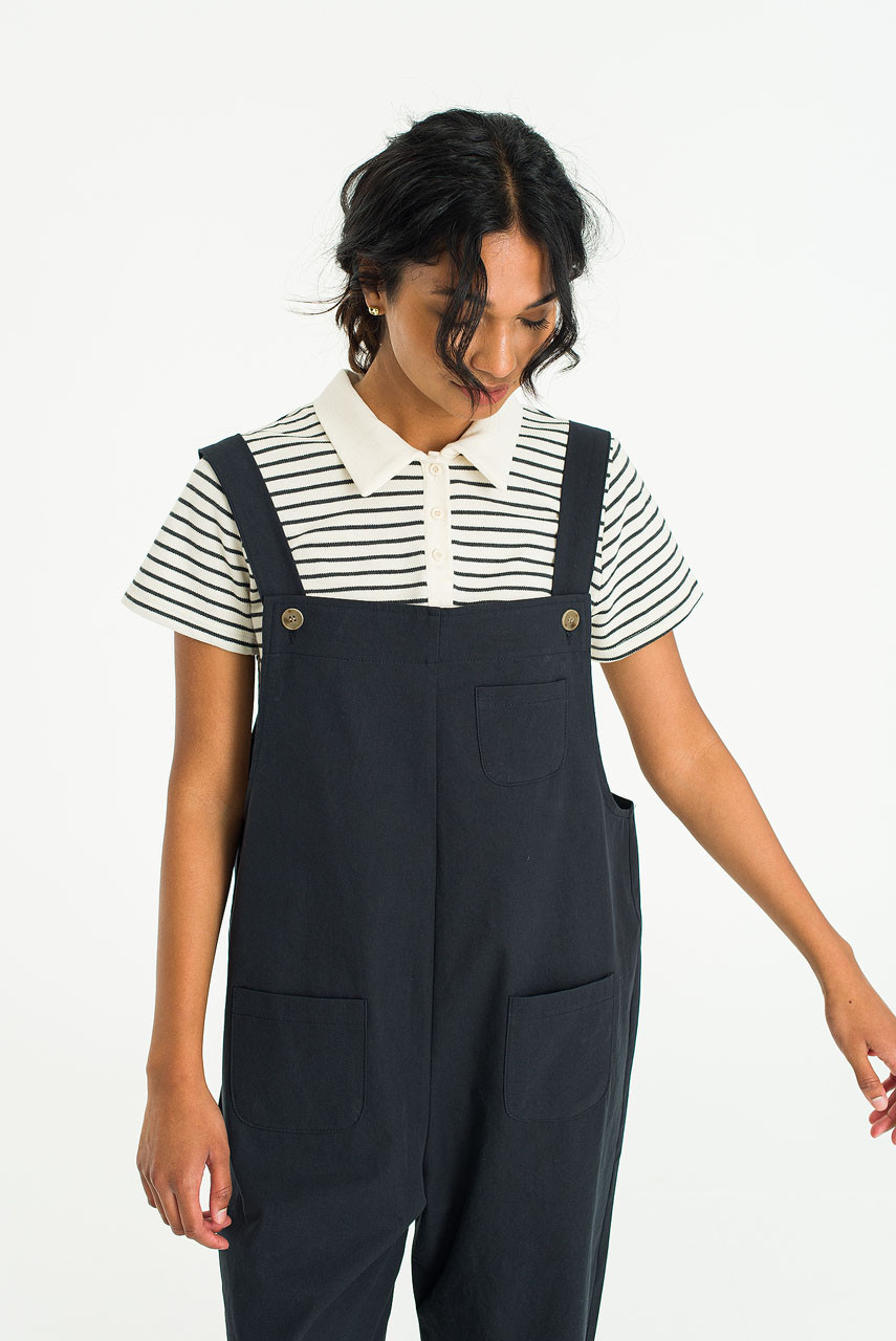 Kyoko Cotton Dungaree, Navy