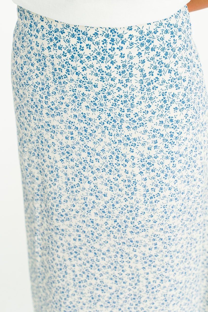 Valerie Floral Skirt, Ivory