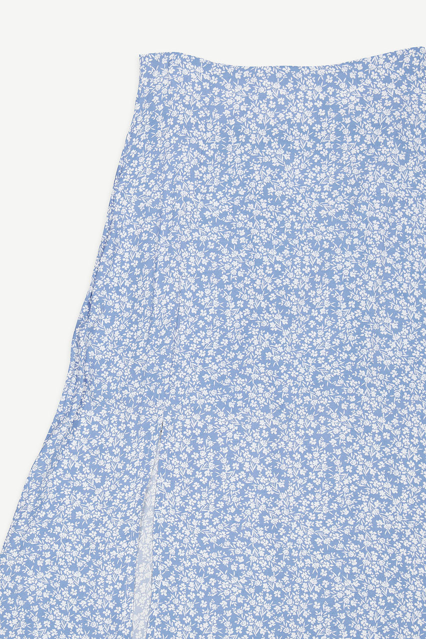 Valerie Floral Skirt, Blue
