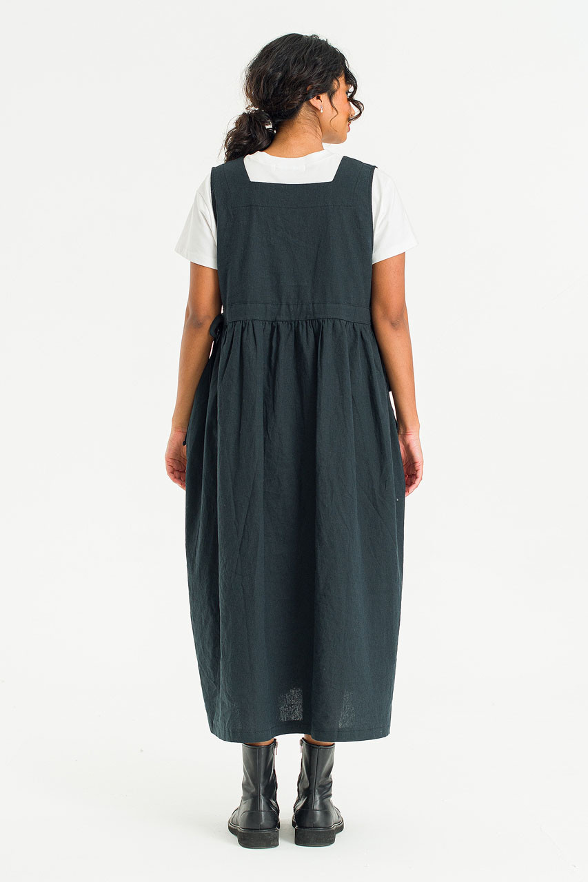 Martha Twin Ribbon Dress, Navy