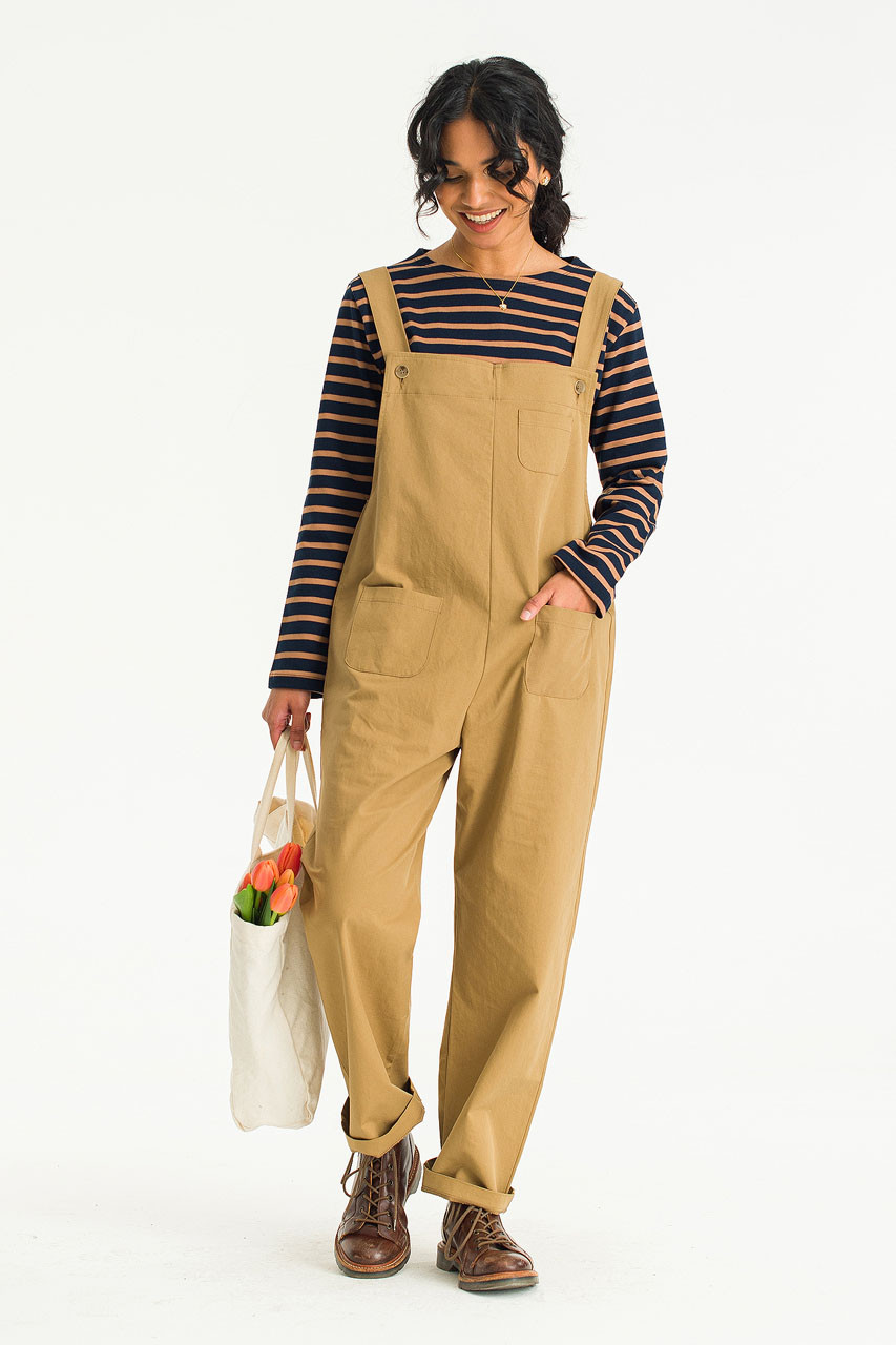 Kyoko Cotton Dungaree, Wood