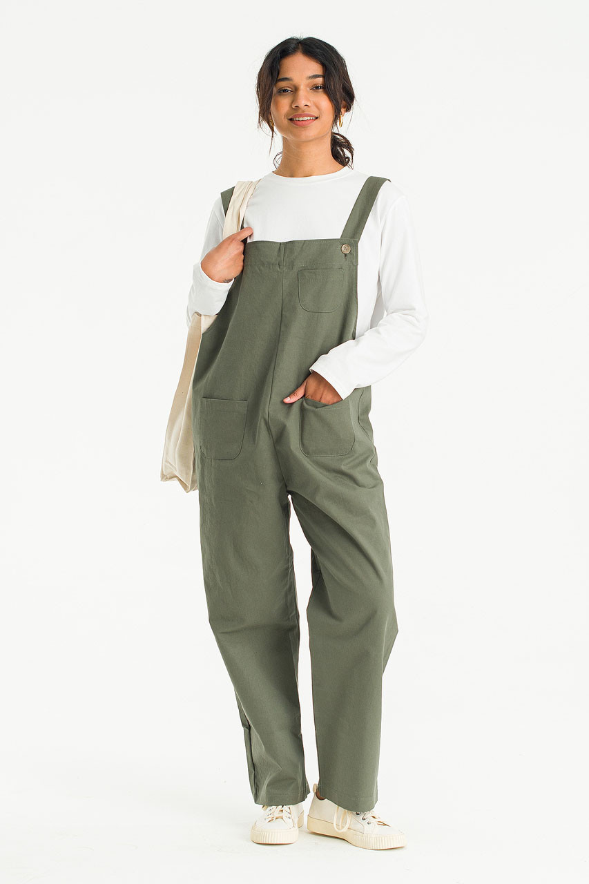 Kyoko Cotton Dungaree, Forest