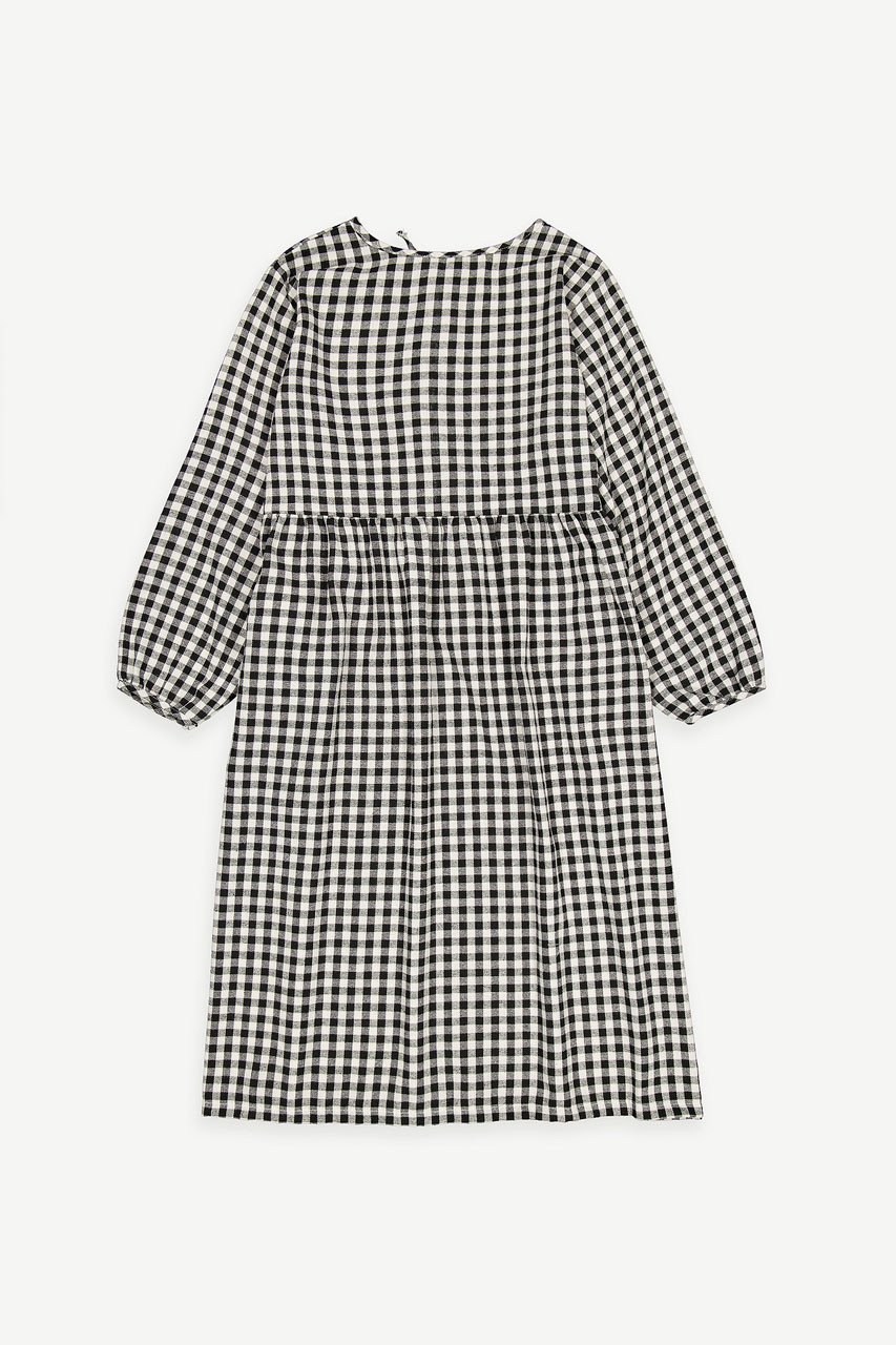 Two Way Noa Gingham Dress, Black