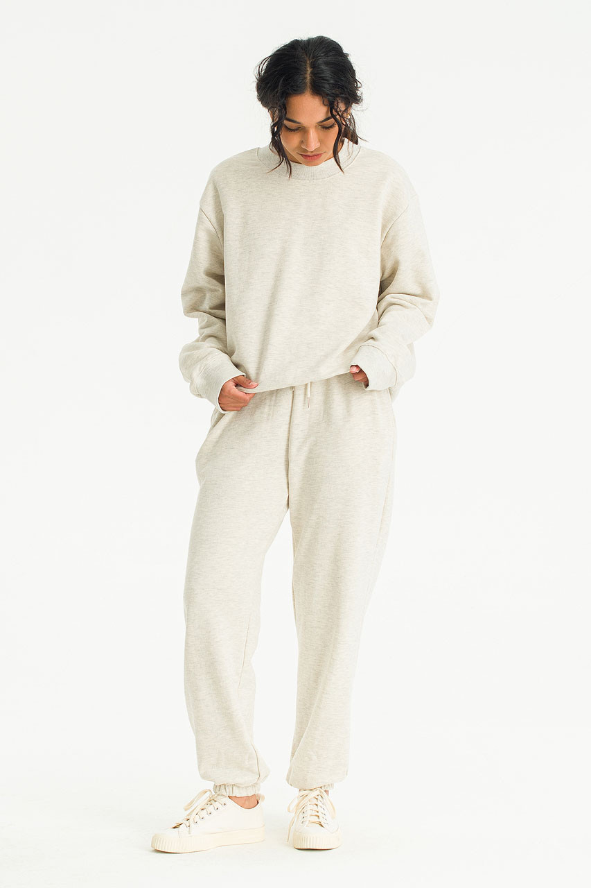 Sweatshirt & Jogger Set, Oatmeal