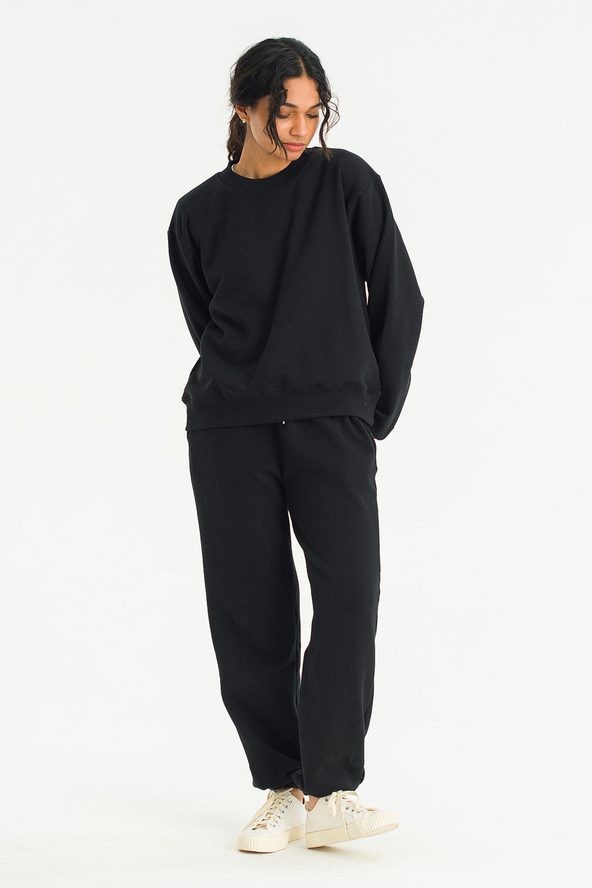 Sweatshirt & Jogger Set, Black