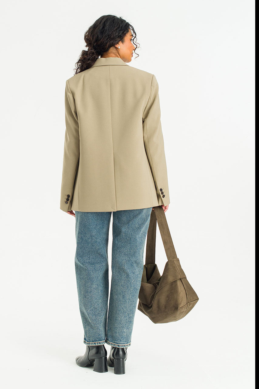 Darcey Simple Jacket, Beige