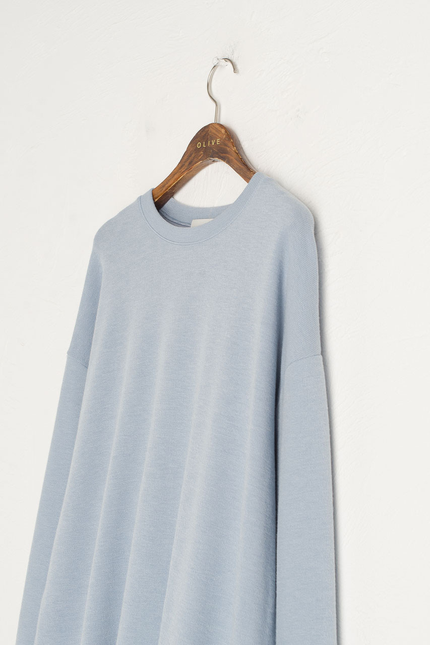 Slouch Tee & Wide Trousers Set, Blue