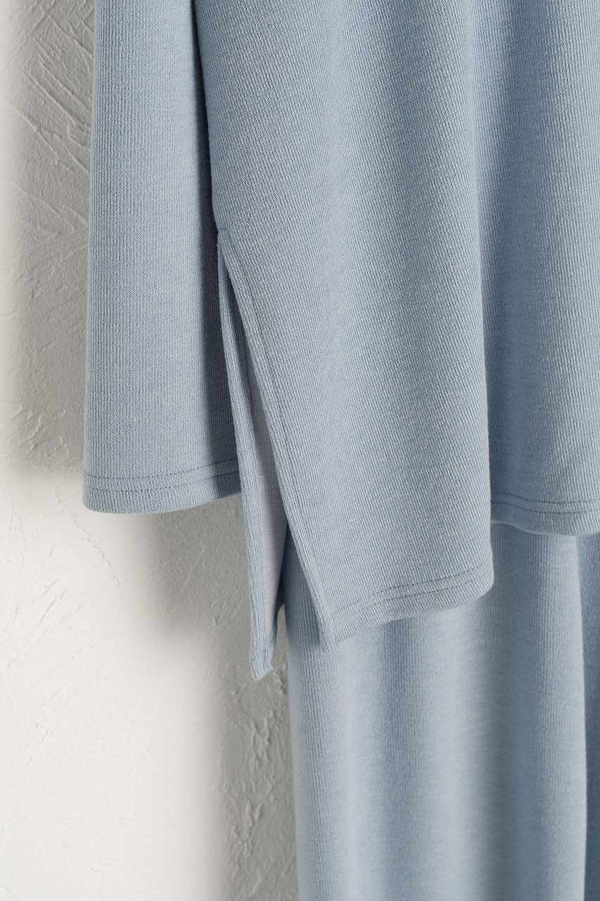 Slouch Tee & Wide Trousers Set, Blue