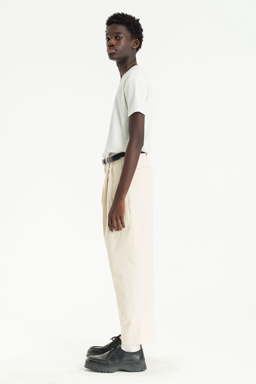 Menswear | Twill Taylor Pants, Cream