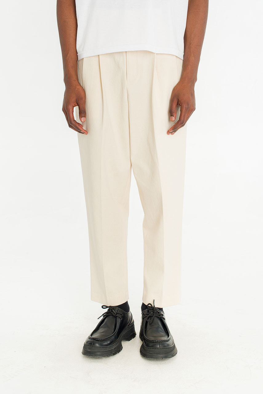 Menswear | Twill Taylor Pants, Cream