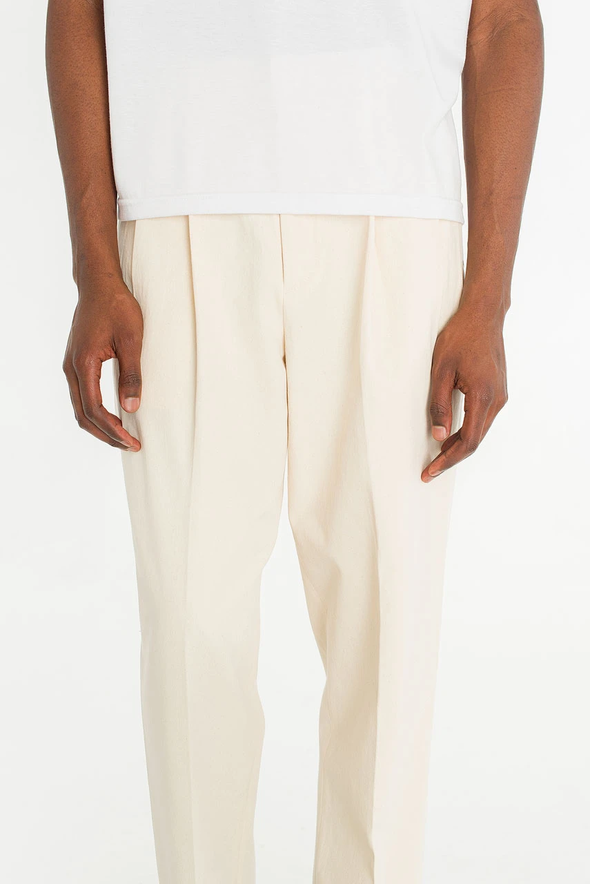 Menswear | Twill Taylor Pants, Cream