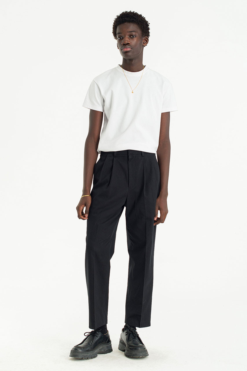Menswear | Twill Taylor Pants, Black 