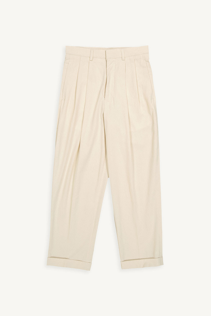 Twill Taylor Pants, Ivory