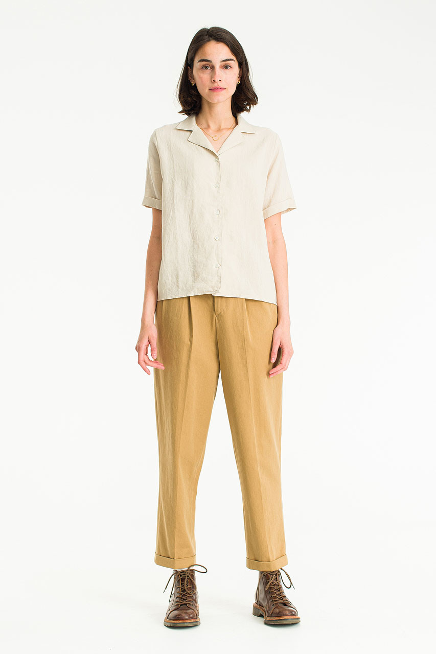 Twill Taylor Pants, Beige