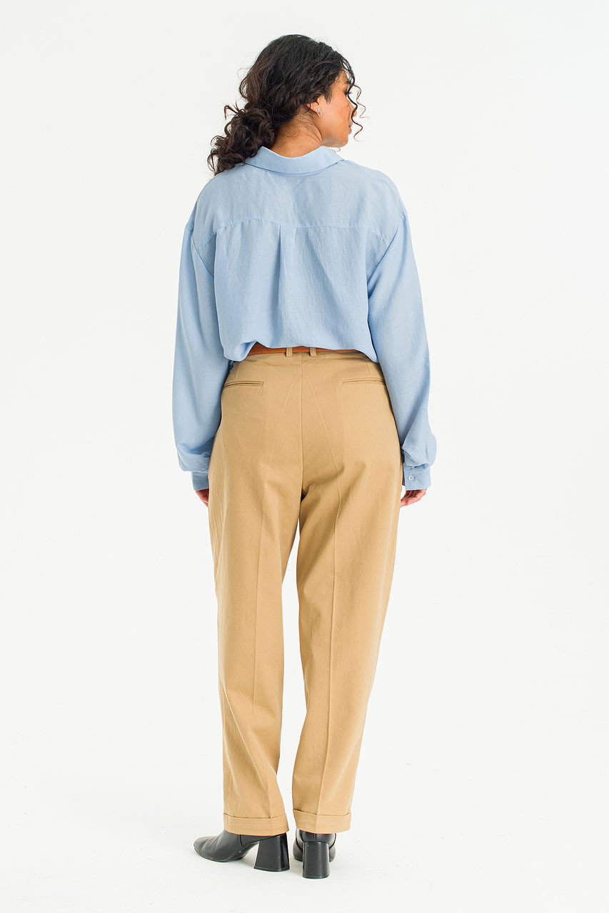 Twill Taylor Pants, Beige