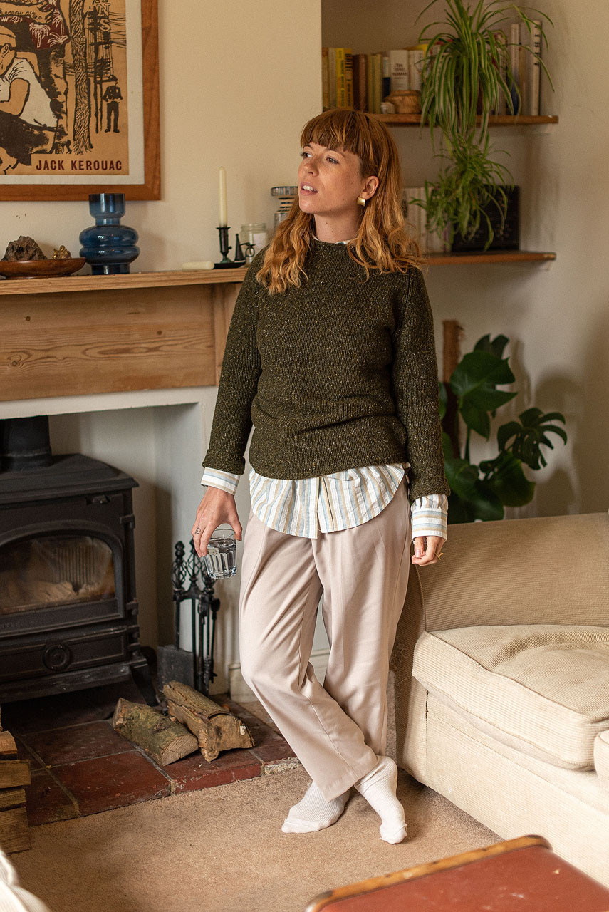 Edgar Suit Pants, Sand Beige