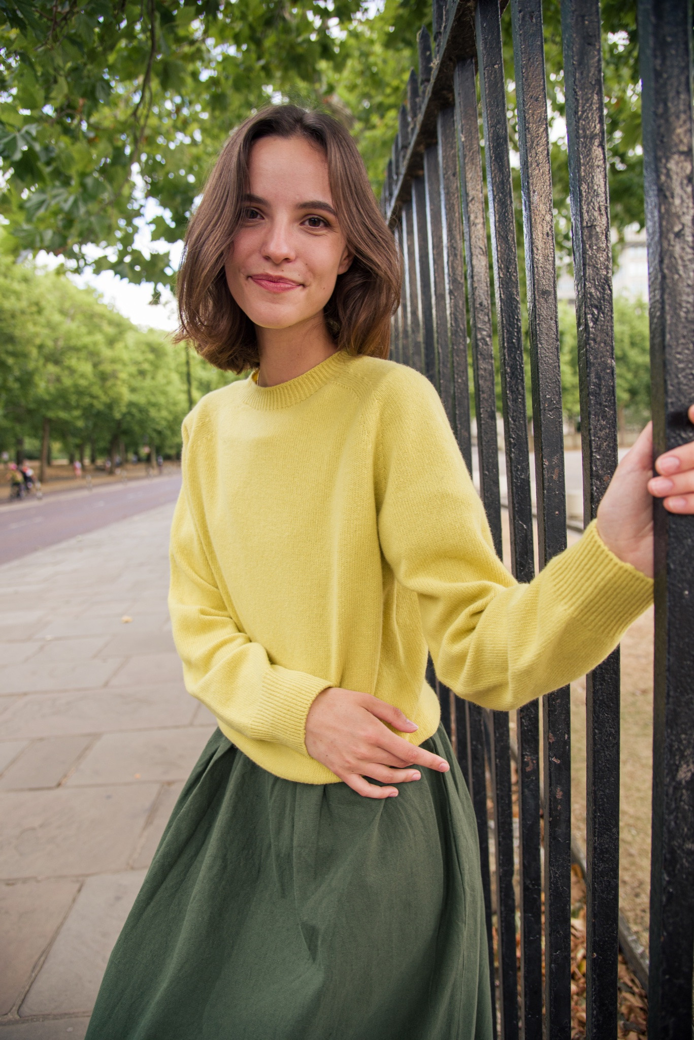Seamless Raglan Jumper, Pollen  (Limited Time Offer)