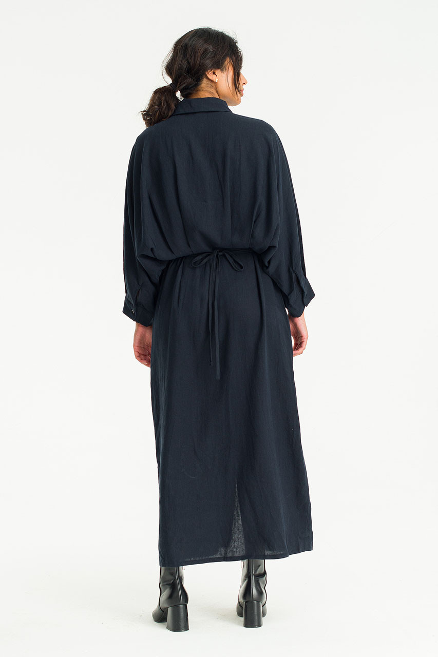 Tusci Shirt Dress, Navy