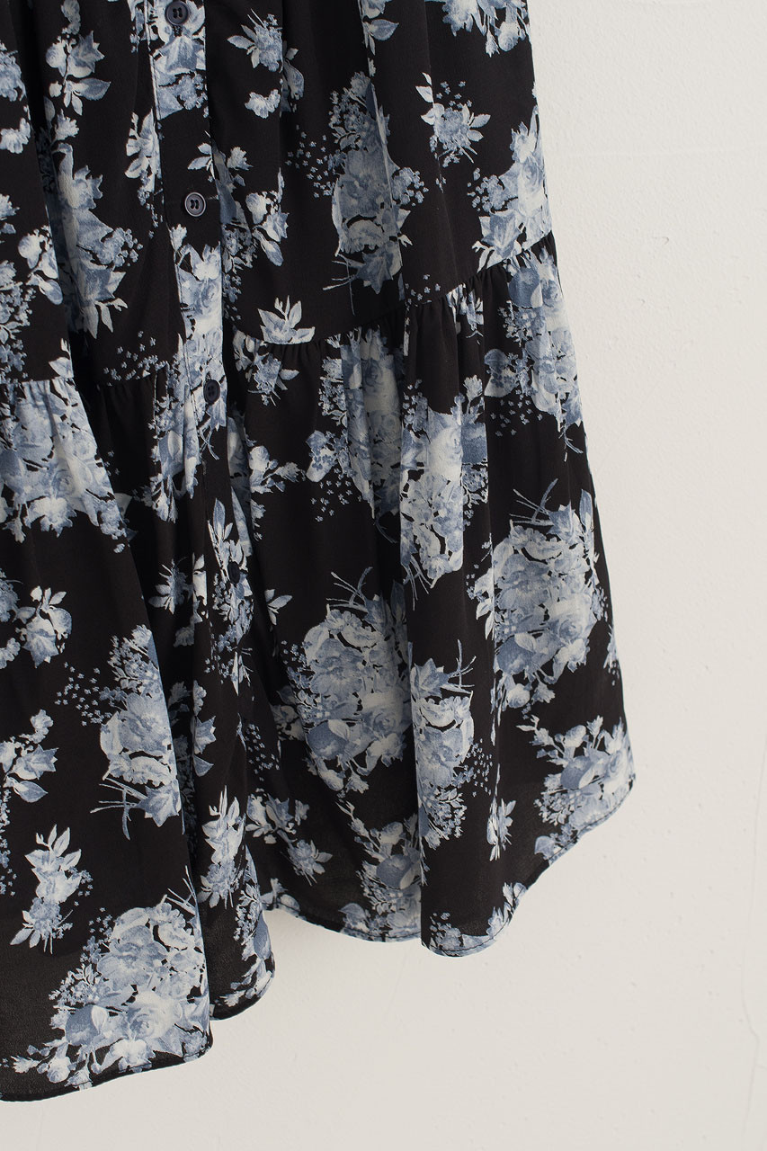 Vintage Roses Cami Dress, Navy