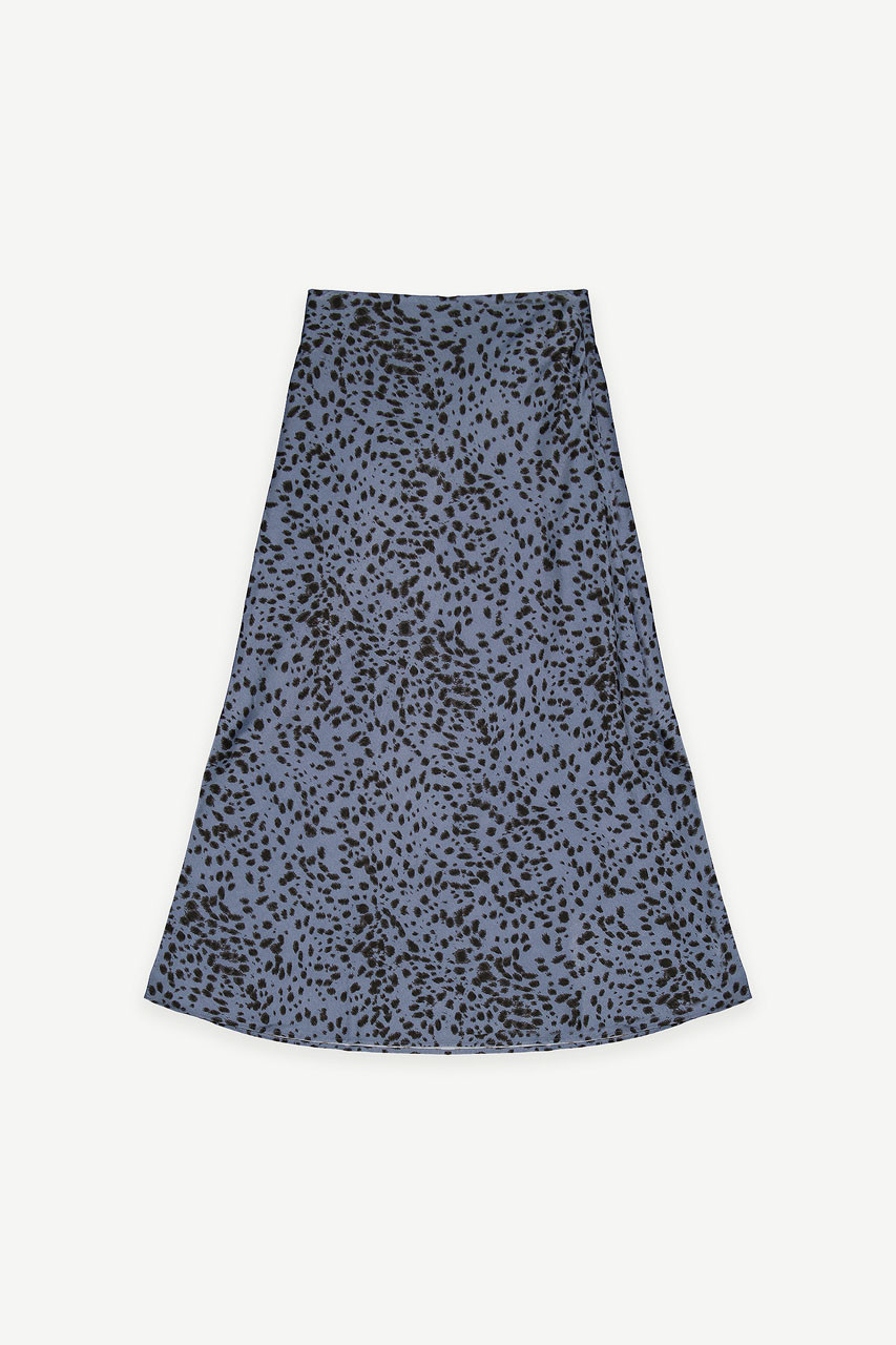 Animal Print Mermaid Skirt, Midnight Blue