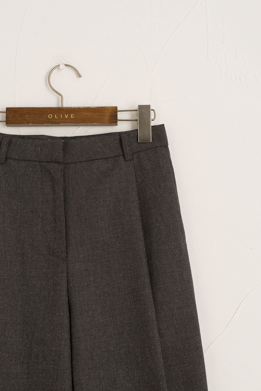 Roana Pintuck Trousers, Charcoal