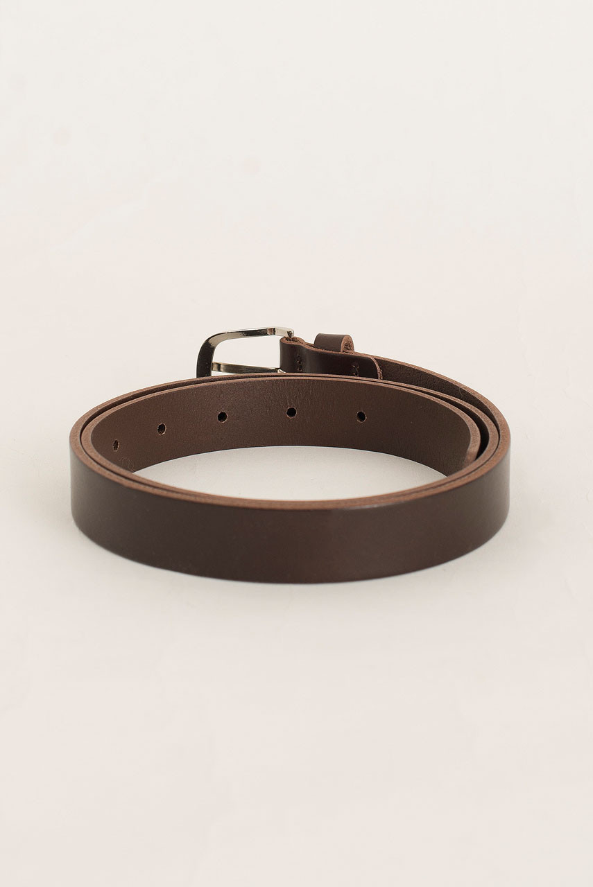 Jena Half Oval Belt, Brown
