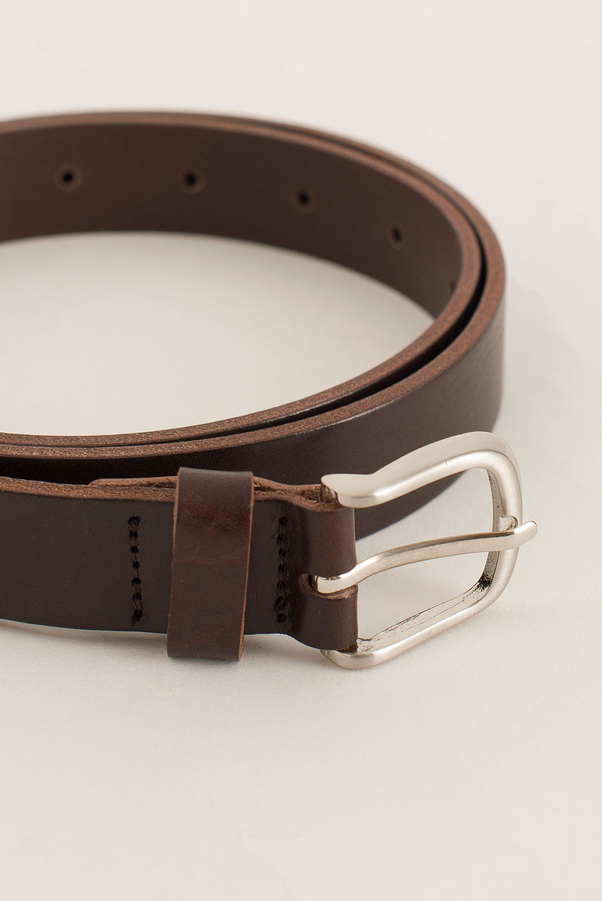 Jena Half Oval Belt, Brown