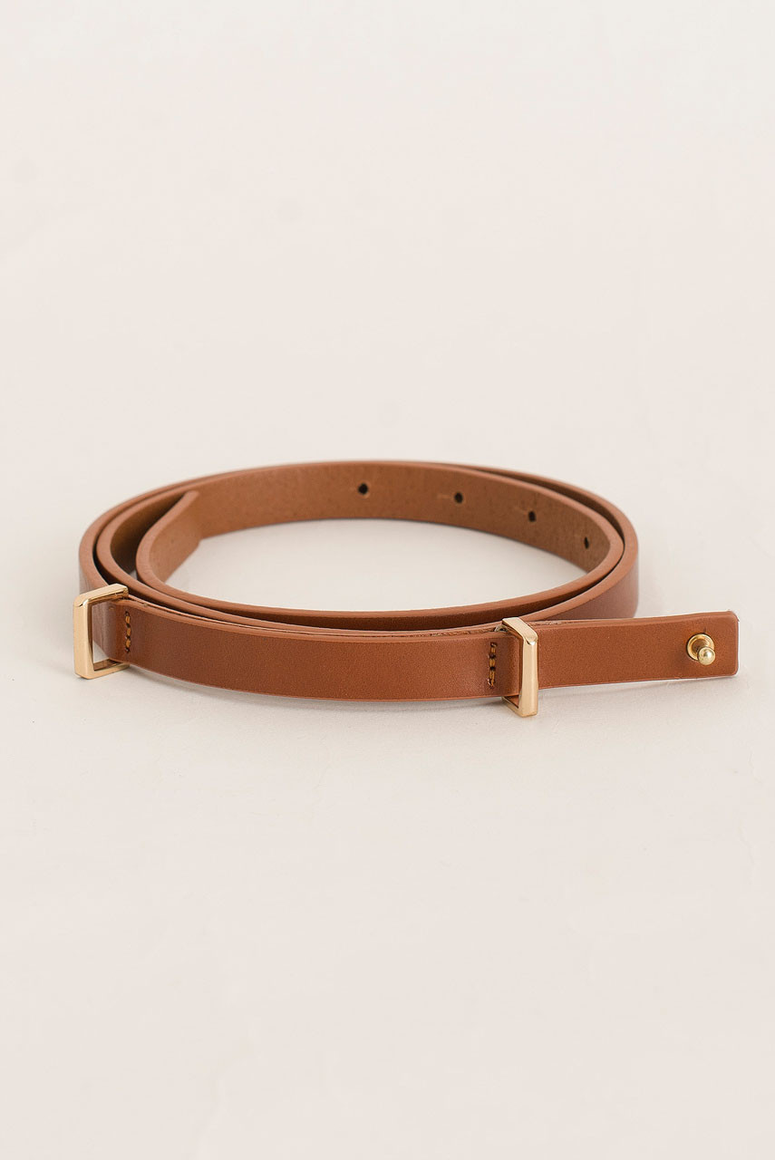 Tomo Thin Out Belt, Camel