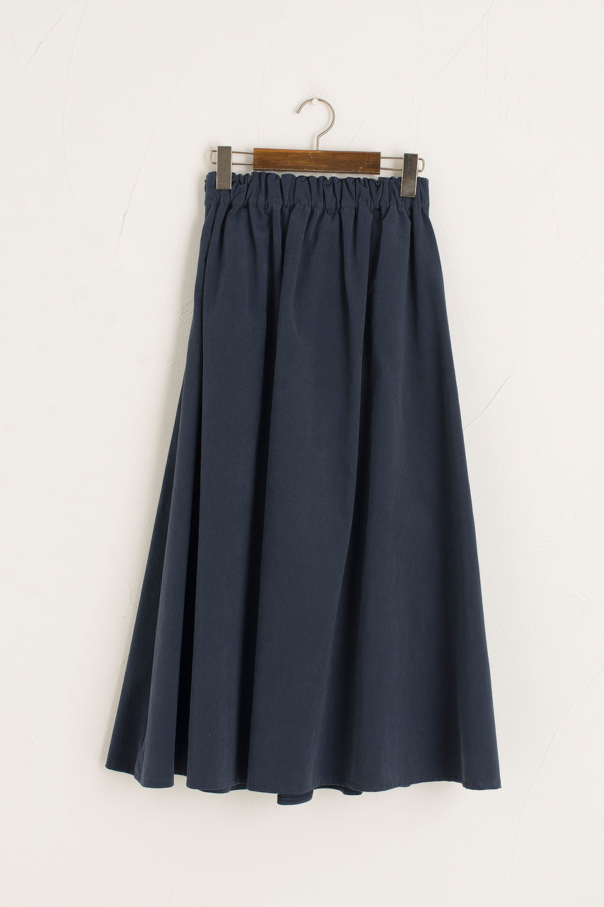 Cotton Workwear Skirt, Navy